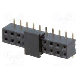 10 pcs x NINIGI - ZL266-20DG/PAD - Socket, pin strips, female, PIN: 20, vertical, 2mm, SMT, 2x10