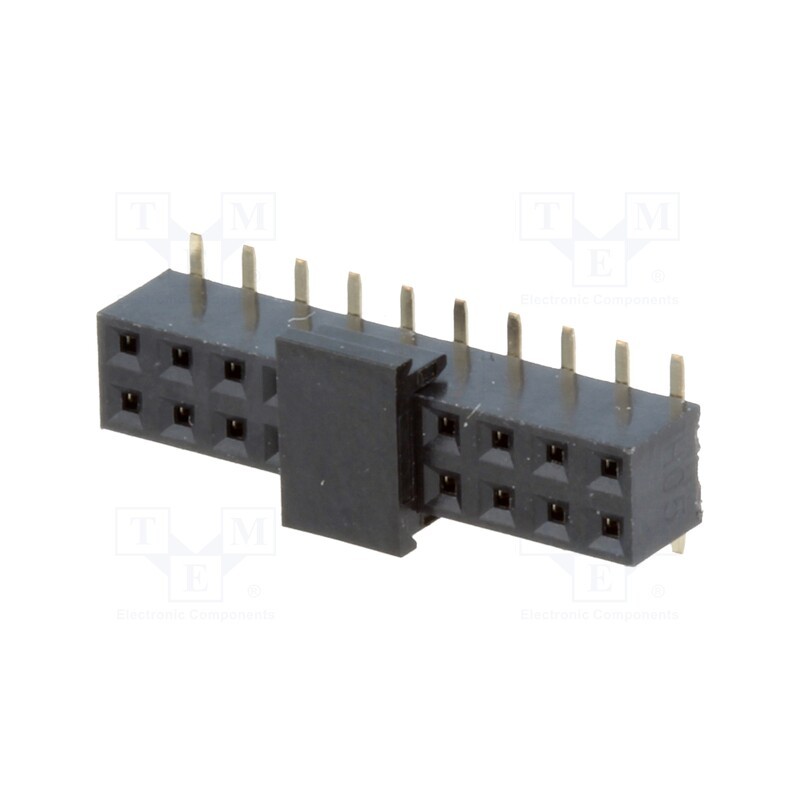10 pcs x NINIGI - ZL266-20DG/PAD - Socket, pin strips, female, PIN: 20, vertical, 2mm, SMT, 2x10