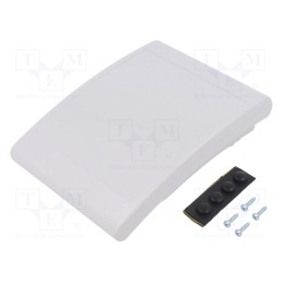 1 pcs x MASZCZYK - KM-340G - Enclosure: desktop, X: 117.5mm, Y: 155.8mm, Z: 36.5mm, ABS, grey