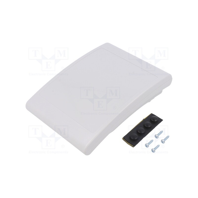 1 pcs x MASZCZYK - KM-340G - Enclosure: desktop, X: 117.5mm, Y: 155.8mm, Z: 36.5mm, ABS, grey