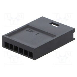 10 pcs x TE Connectivity - 280630 - AMPMODU II COSI PIN HSG, SGL ROW, 6 POS.