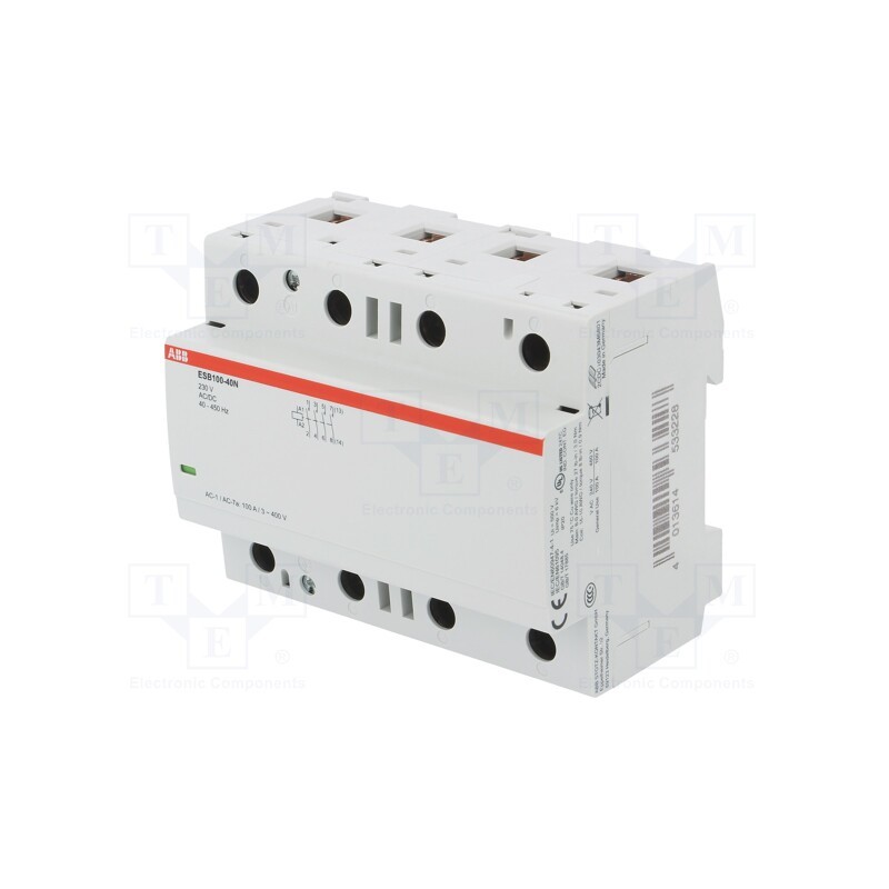 1 pcs x ABB - 1SAE661111R0640 - Contactor: 4-pole installation, 100A, 230VAC,230VDC, NO x4