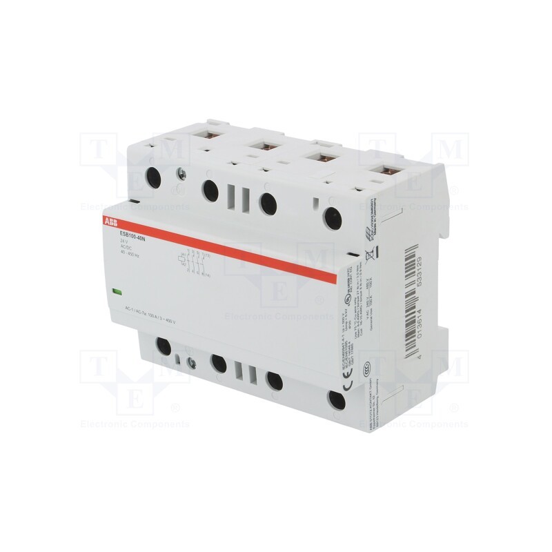 1 pcs x ABB - 1SAE661111R0140 - Contactor: 4-pole installation, 100A, 24VAC,24VDC, NO x4
