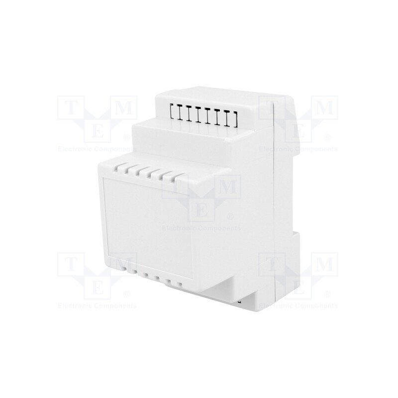 1 pcs x MASZCZYK - KM-73 GY - Enclosure: for DIN rail mounting, Y: 90mm, X: 53mm, Z: 71mm, ABS
