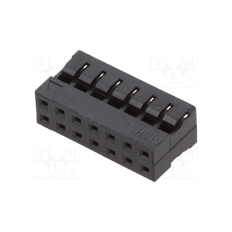 10 pcs x MOLEX - 511101450 - Plug, wire-wire/PCB, female, Milli-Grid, 2mm, PIN: 14, w/o contacts