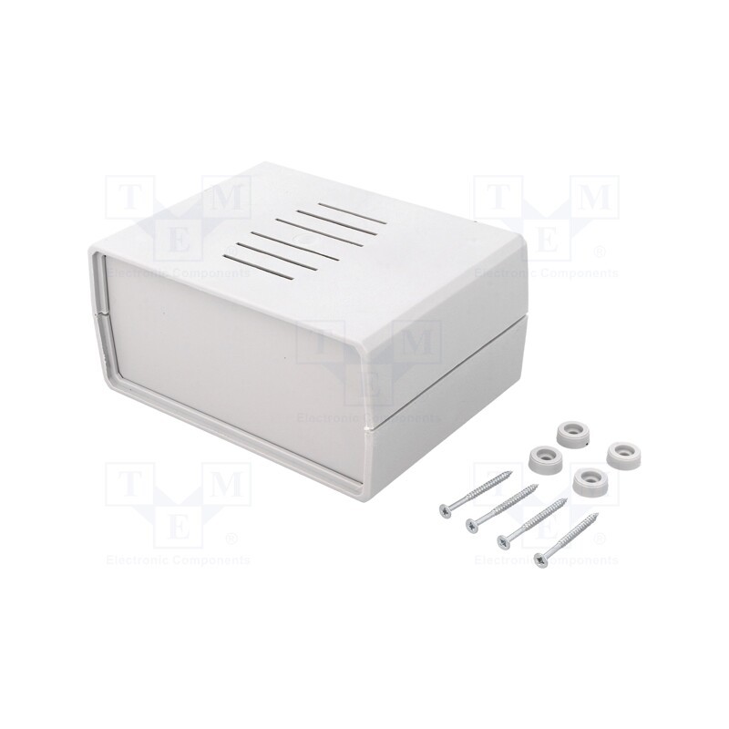 1 pcs x KRADEX - Z3JW - Enclosure: with panel, vented, X: 148.6mm, Y: 110mm, Z: 71mm, grey