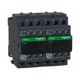 1 pcs x SCHNEIDER ELECTRIC - LC2D25BD - Contactor: 3-pole reversing, NO x3, Auxiliary contacts: NC + NO