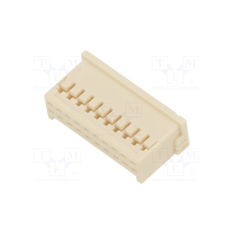10 pcs x MOLEX - 5016462000 - 2.0 W/B Dual Grid Rcpt Hsg 20Ckt Beige