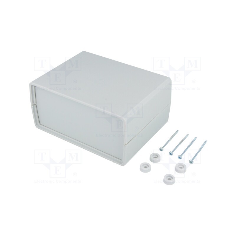 1 pcs x KRADEX - Z3J - Enclosure: with panel, X: 110mm, Y: 150mm, Z: 70mm, polystyrene, grey