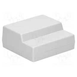 1 pcs x KRADEX - Z20J -AS - Enclosure: desktop, X: 125mm, Y: 120mm, Z: 53mm, polystyrene, grey