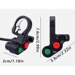 Motorcycle switch horn turn signal light