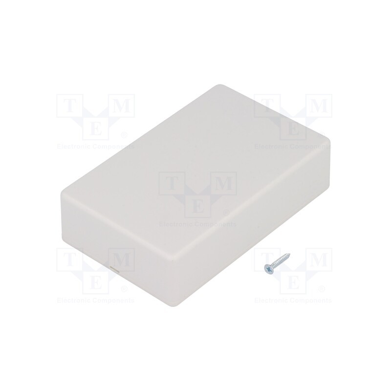 1 pcs x TEKO - 10016.7 - Enclosure: multipurpose, X: 57mm, Y: 90mm, Z: 23mm, ABS, light grey