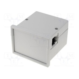 1 pcs x MASZCZYK - KM-62 + PC GY - Enclosure: panel, X: 72mm, Y: 72mm, Z: 55mm, ABS, grey, screwed