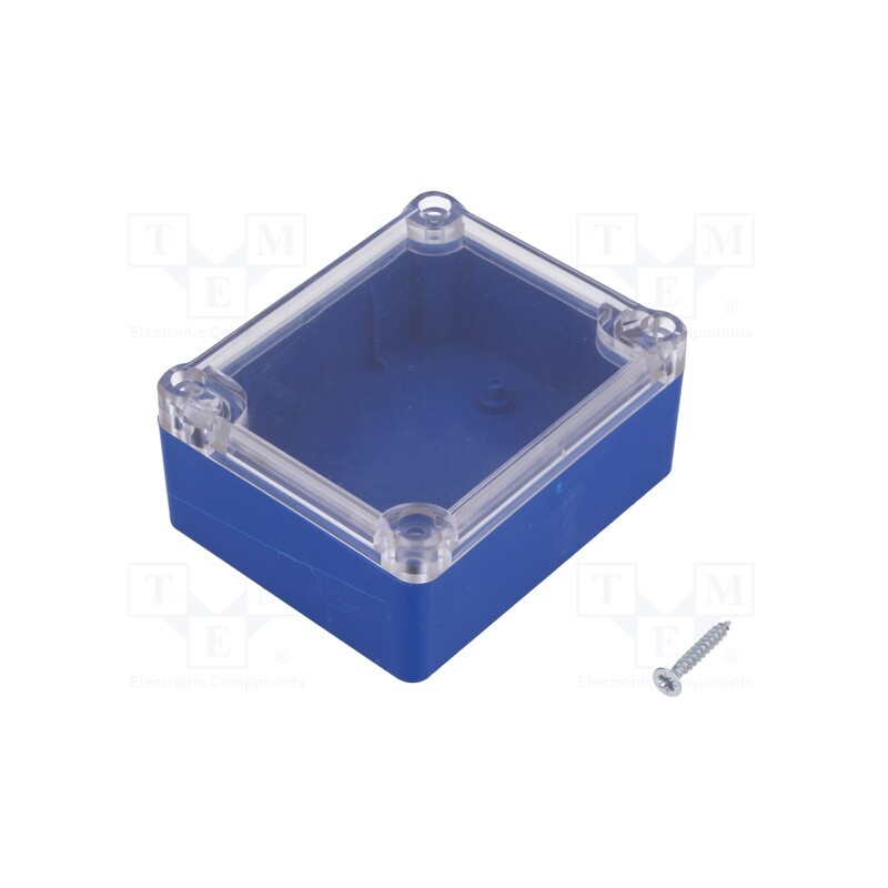 1 pcs x KRADEX - Z54PH ABS BLUE - Enclosure: multipurpose, X: 74mm, Y: 89mm, Z: 41mm, ABS, blue, gasket