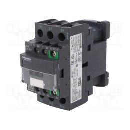 1 pcs x SCHNEIDER ELECTRIC - LC1D25BNE - Contactor: 3-pole, NO x3, Auxiliary contacts: NO + NC, 25A, W: 45mm