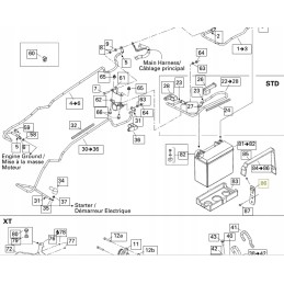 Can am sea doo battery mount 293850030