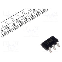 1 pcs x TEXAS INSTRUMENTS - TLV70433DBVT - IC: voltage regulator, LDO,linear,fixed, 3.3V, 0.15A, SOT23-5, SMD