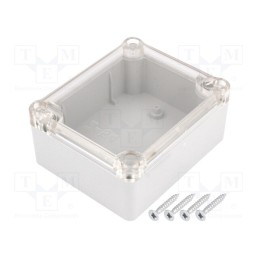 1 pcs x KRADEX - Z54JPH ABS - Enclosure: multipurpose, X: 74mm, Y: 89mm, Z: 41mm, ABS, grey, gasket