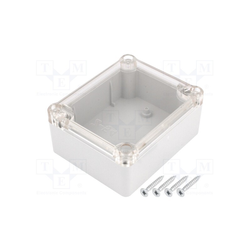 1 pcs x KRADEX - Z54JPH ABS - Enclosure: multipurpose, X: 74mm, Y: 89mm, Z: 41mm, ABS, grey, gasket