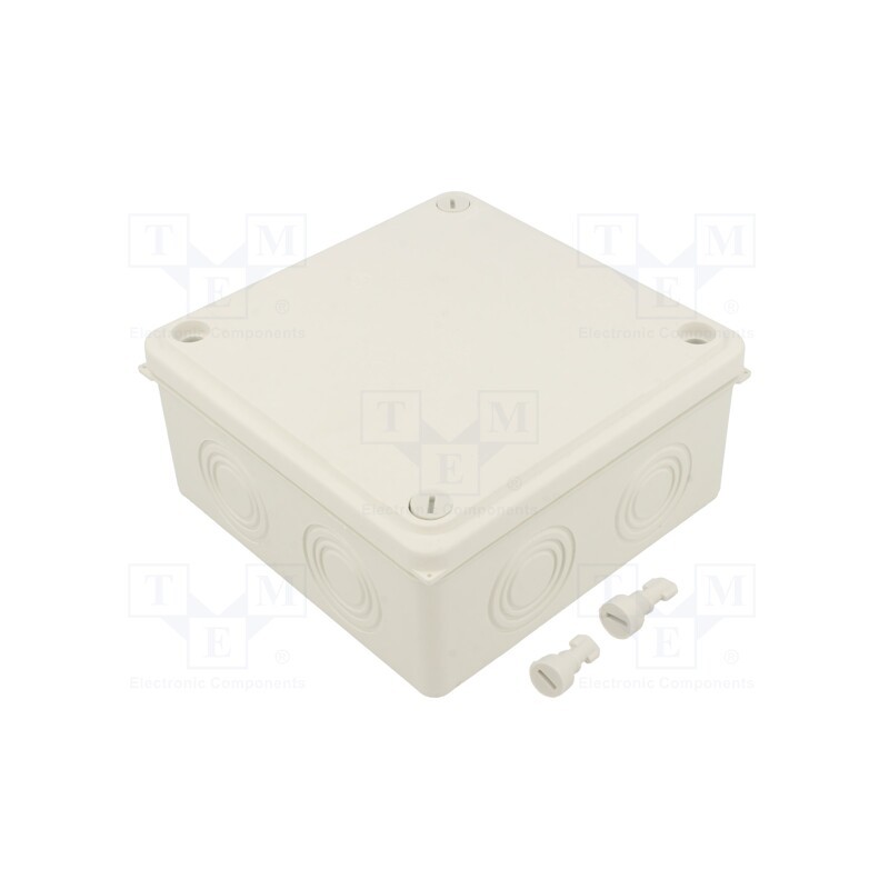 1 pcs x JONEX - PK-24/67 WHITE - Enclosure: junction box, X: 125mm, Y: 125mm, Z: 50mm, wall mount