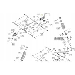 Front right upper wishbone can am outlander renegade 706201797