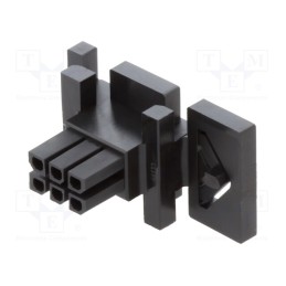 10 pcs x MOLEX - 441330600 - Microfit 3.0 Floating Receptacle 6 Ckt