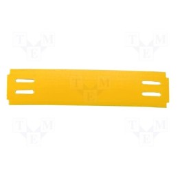 10 pcs x HELLERMANNTYTON - TIPTAG-HF-15X65-POYE - Identification tags, 15mm, 65mm, yellow, TT430, -40÷90°C
