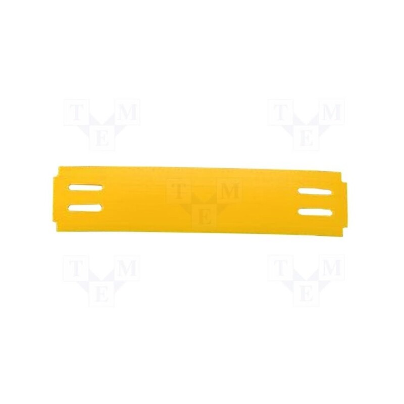 10 pcs x HELLERMANNTYTON - TIPTAG-HF-15X65-POYE - Identification tags, 15mm, 65mm, yellow, TT430, -40÷90°C