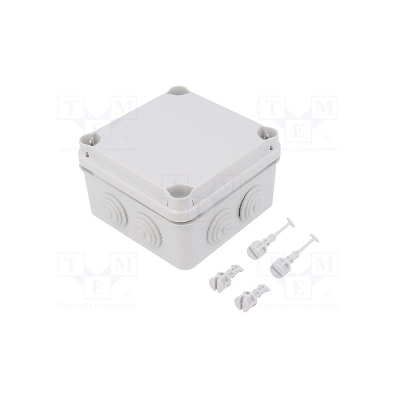 1 pcs x PCE - EV111 - Enclosure: junction box, X: 111mm, Y: 111mm, Z: 68mm