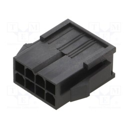 10 pcs x MOLEX - 469990296 - 8CKT MINI FIT JR HOUSING BLACK