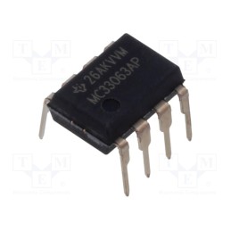 1 pcs x TEXAS INSTRUMENTS - MC33063AP - IC: PMIC, DC/DC converter, Uin: 3÷40VDC, Uout: 1.25÷40VDC, 1.5A
