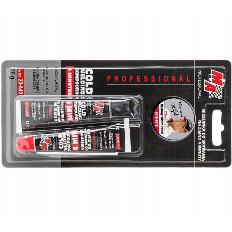 My car glue is a compound for welding aluminum metal