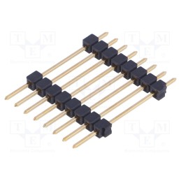 10 pcs x FISCHER ELEKTRONIK - SL 5 172 8G - Pin header, pin strips, male, PIN: 8, straight, 2.54mm, THT, 1x8