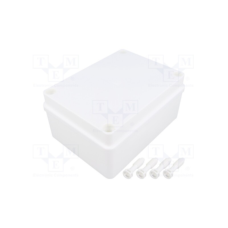 1 pcs x PAWBOL - S-BOX 316B - Enclosure: multipurpose, X: 110mm, Y: 150mm, Z: 70mm, white, IP65