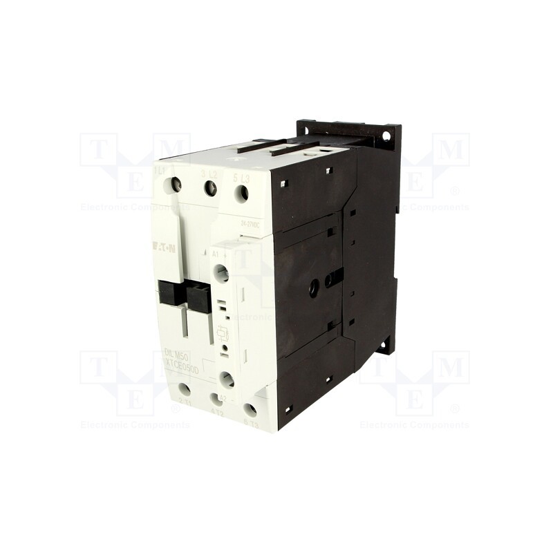 1 pcs x EATON ELECTRIC - DILM50(RDC24) - Contactor: 3-pole, NO x3, 24VDC, 50A, DILM50, screw terminals, 690V