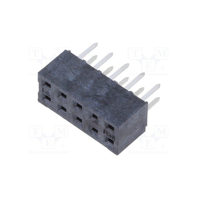 10 pcs x MOLEX - 791077004 - Socket, PCB-cable/PCB, female, Milli-Grid, 2mm, PIN: 10, on PCBs