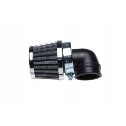 Conical air filter, chrome, 30 32 35 38 mm