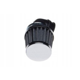 Conical air filter, chrome, 30 32 35 38 mm