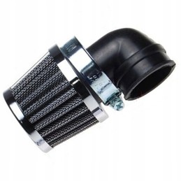 Conical air filter, chrome, 30 32 35 38 mm