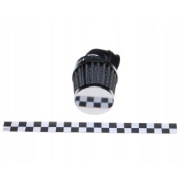 Conical air filter, chrome, 30 32 35 38 mm