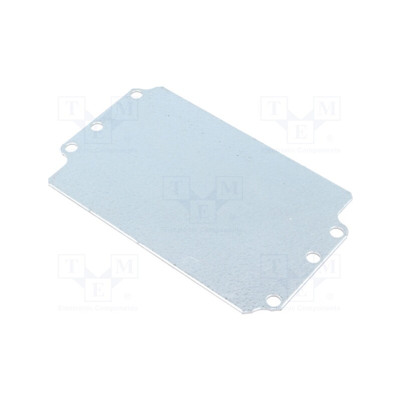 1 pcs x FIBOX - 9511043 - Mounting plate, steel, W: 69mm, L: 114mm, Thk: 1.5mm, Plating: zinc