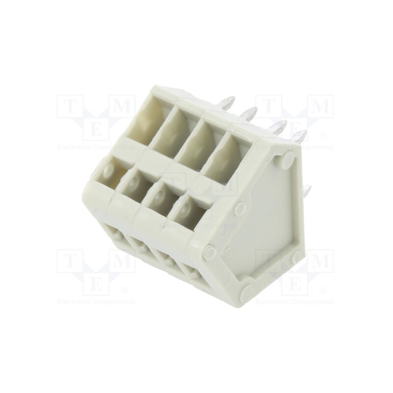 10 pcs x PTR MESSTECHNIK - AK3191/4-2,5/KIESELG - PCB terminal block, angled, 2.5mm, ways: 4, on PCBs, 0.08÷1mm2
