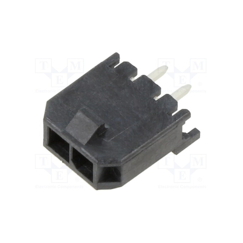 10 pcs x MOLEX - 436500228 - Socket, wire-board, male, Micro-Fit 3.0, 3mm, PIN: 2, 5A