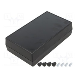 1 pcs x GAINTA - G1204B - Enclosure: multipurpose, X: 82mm, Y: 142mm, Z: 38mm, ABS, black