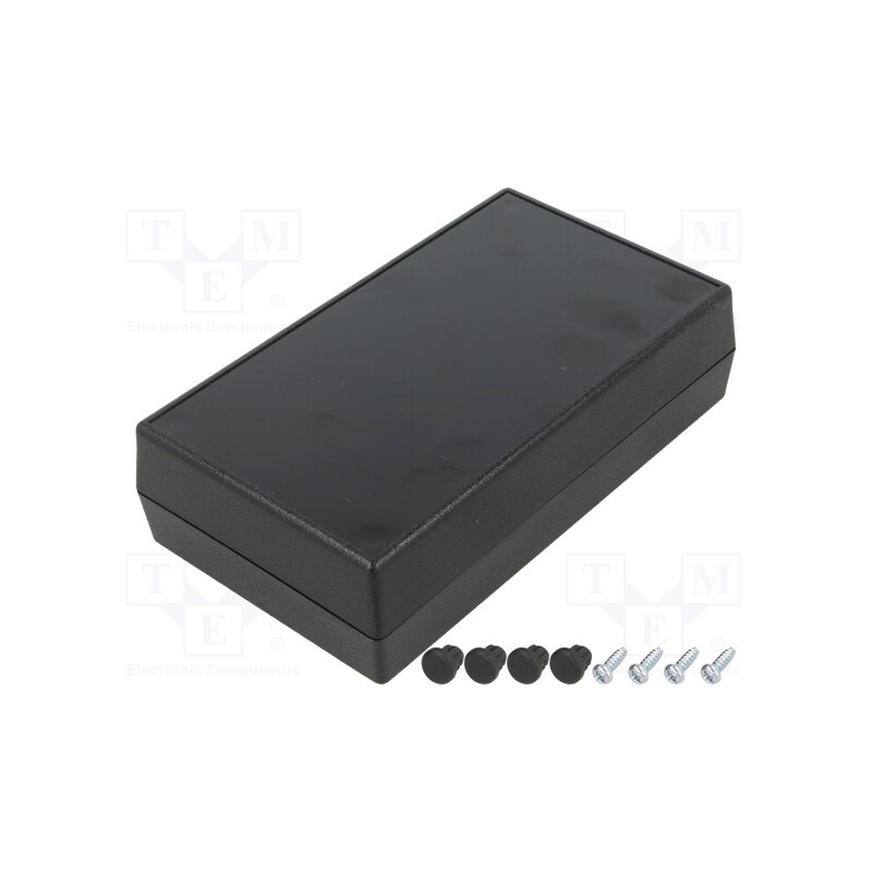 1 pcs x GAINTA - G1204B - Enclosure: multipurpose, X: 82mm, Y: 142mm, Z: 38mm, ABS, black