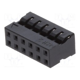10 pcs x MOLEX - 511101250 - Plug, wire-wire/PCB, female, Milli-Grid, 2mm, PIN: 12, w/o contacts