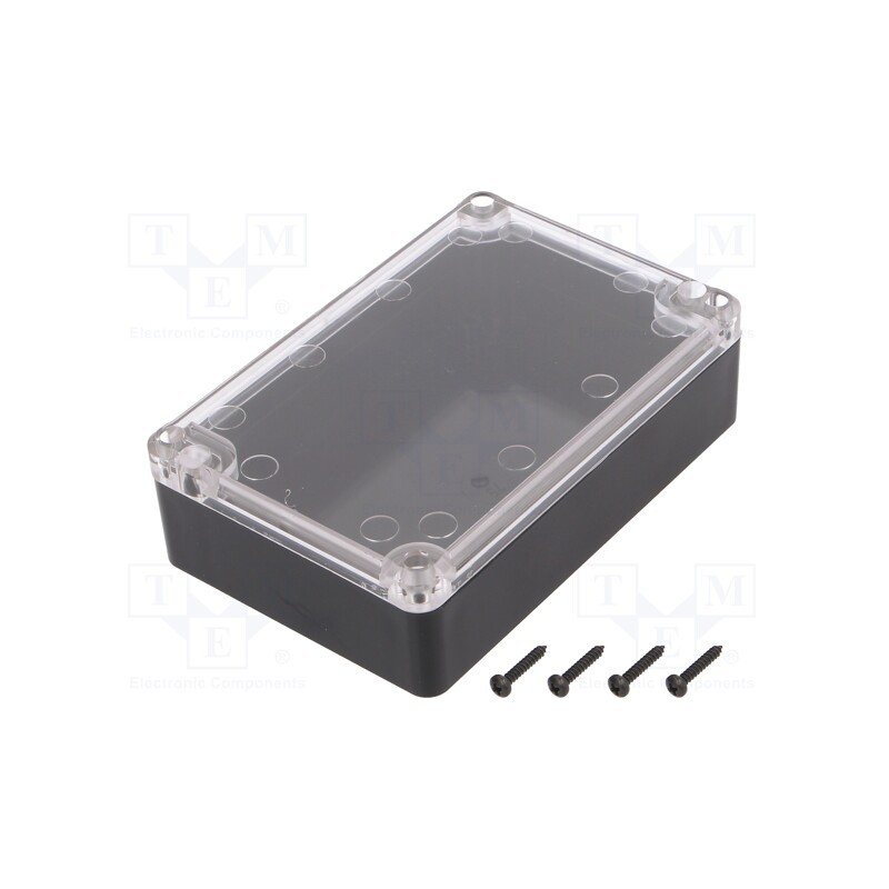 1 pcs x MASZCZYK - KM-76BKTRC - Enclosure: multipurpose, X: 80mm, Y: 120mm, Z: 36mm, ABS, black
