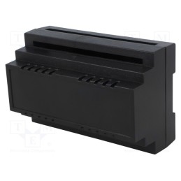 1 pcs x KRADEX - Z104 ABS V0 - Enclosure: for DIN rail mounting, Y: 88mm, X: 138mm, Z: 62mm, ABS