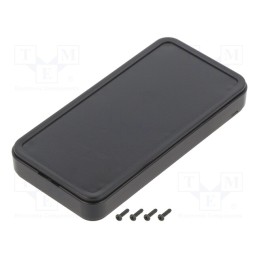 1 pcs x TAKACHI - CS90N-B - Enclosure: multipurpose, X: 45mm, Y: 90mm, Z: 12mm, CS, ABS, black