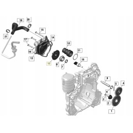 Can am maverick x3 water pump impeller 420822750